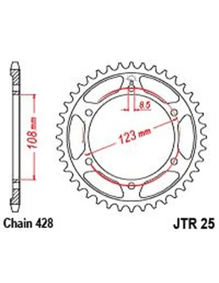 JT SPROCKETS Ritzel & Kettenräder - Detailansicht