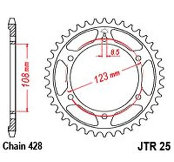 JT SPROCKETS Ritzel & Kettenräder - Detailansicht
