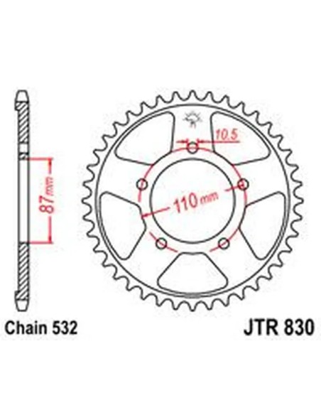 JT SPROCKETS Ritzel & Kettenräder - Detailansicht
