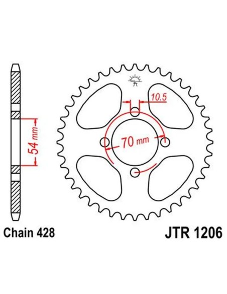 JT SPROCKETS Ritzel & Kettenräder - Detailansicht