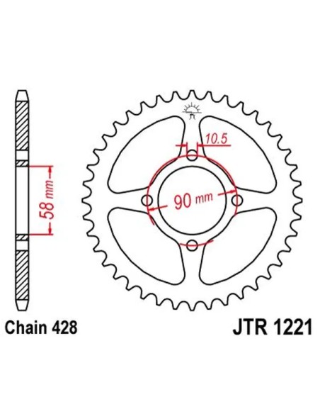 JT SPROCKETS Ritzel & Kettenräder - Detailansicht