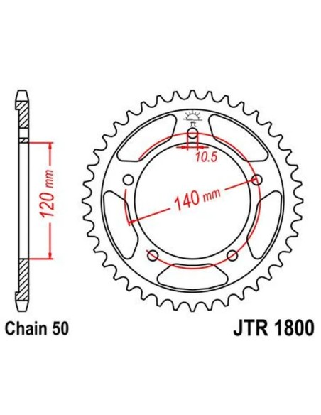 JT SPROCKETS Ritzel & Kettenräder - Detailansicht