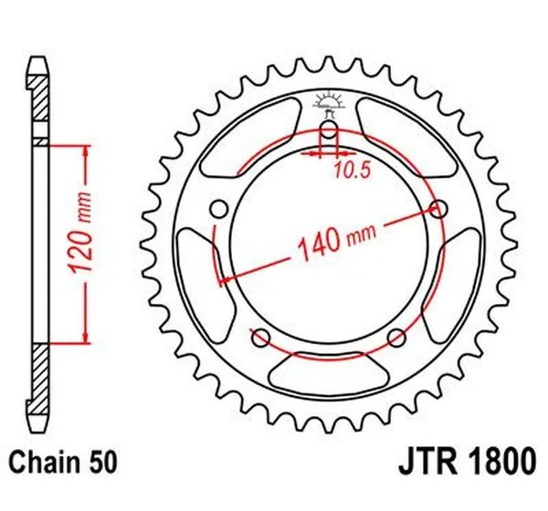 JT SPROCKETS Ritzel & Kettenräder - Detailansicht