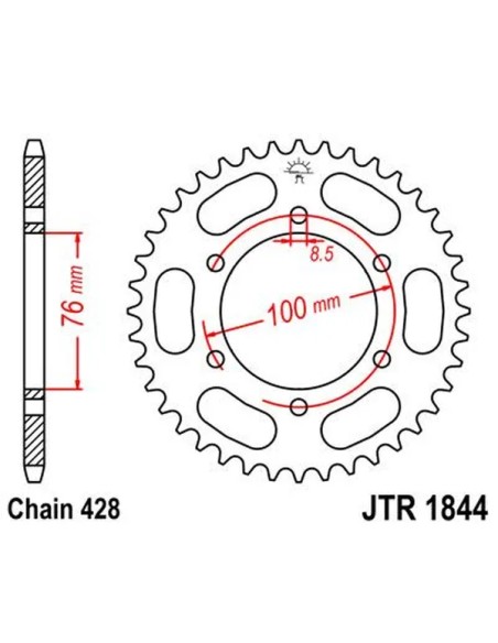 JT SPROCKETS Ritzel & Kettenräder - Detailansicht