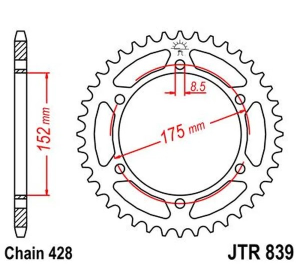 JT SPROCKETS Ritzel & Kettenräder - Detailansicht