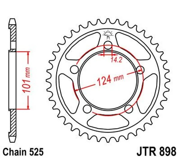 JT SPROCKETS Ritzel & Kettenräder - Detailansicht