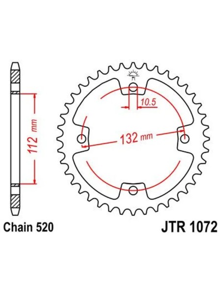 JT SPROCKETS Ritzel & Kettenräder - Detailansicht