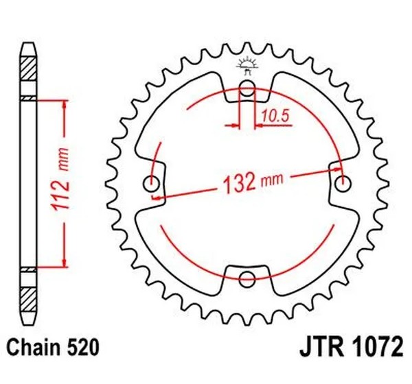 JT SPROCKETS Ritzel & Kettenräder - Detailansicht