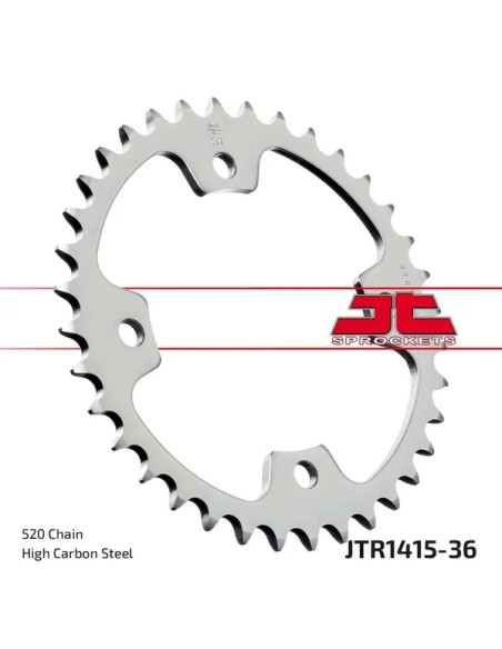 JT SPROCKETS Ritzel & Kettenräder für KAWASAKI KFX 450 R 2x4 2008-2014