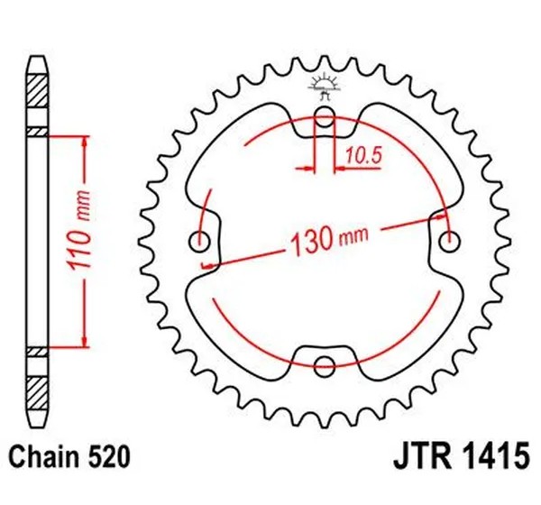 JT SPROCKETS Ritzel & Kettenräder - Detailansicht