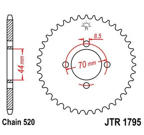 JT SPROCKETS Ritzel & Kettenräder - Detailansicht