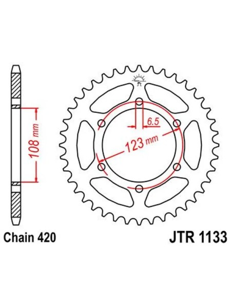 JT SPROCKETS Ritzel & Kettenräder - Detailansicht