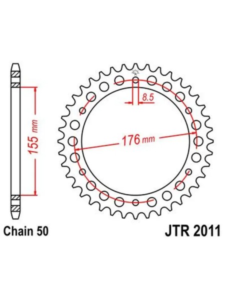 JT SPROCKETS Ritzel & Kettenräder - Detailansicht