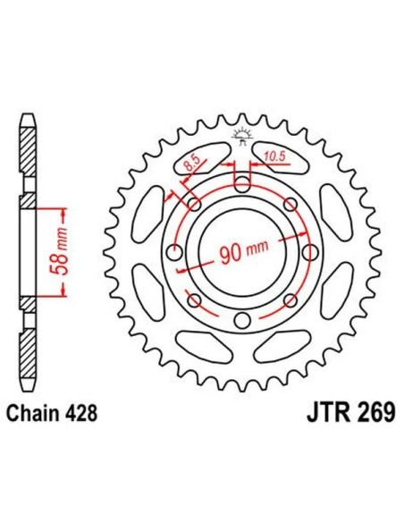 JT SPROCKETS Ritzel & Kettenräder - Detailansicht