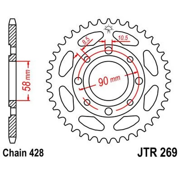 JT SPROCKETS Ritzel & Kettenräder - Detailansicht