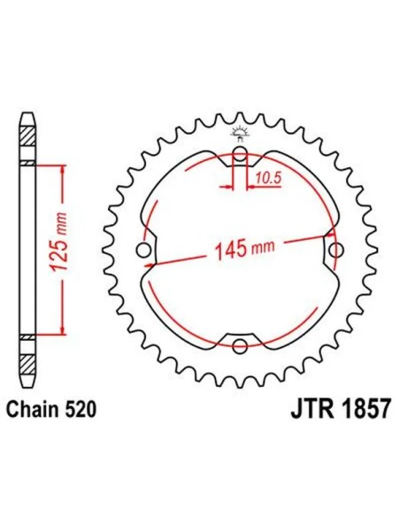 JT SPROCKETS Ritzel & Kettenräder - Detailansicht