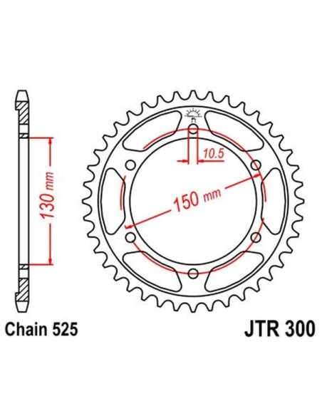 JT SPROCKETS Ritzel & Kettenräder - Detailansicht