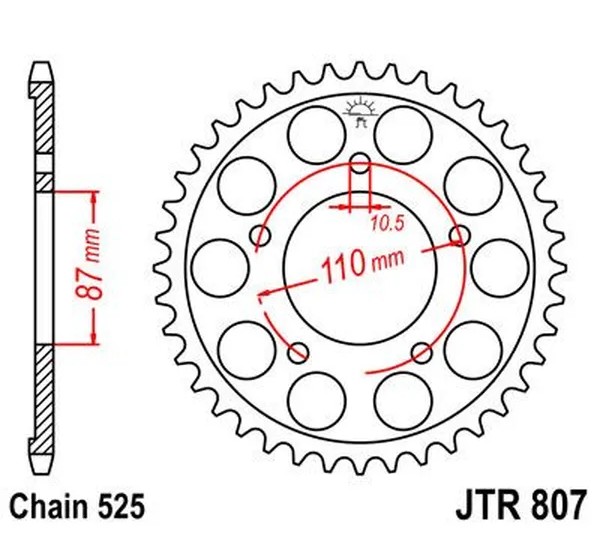 JT SPROCKETS Ritzel & Kettenräder - Detailansicht