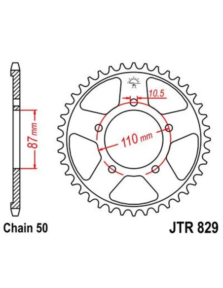 JT SPROCKETS Ritzel & Kettenräder - Detailansicht