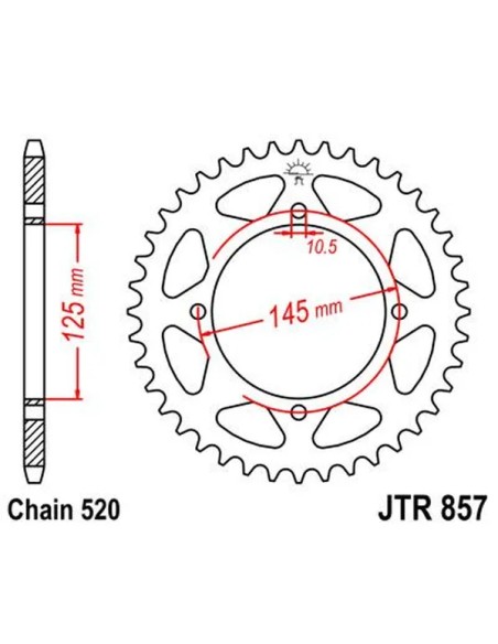 JT SPROCKETS Ritzel & Kettenräder - Detailansicht