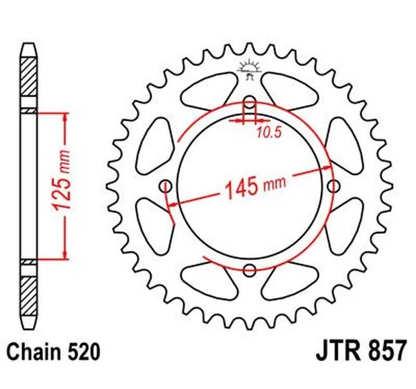 JT SPROCKETS Ritzel & Kettenräder - Detailansicht