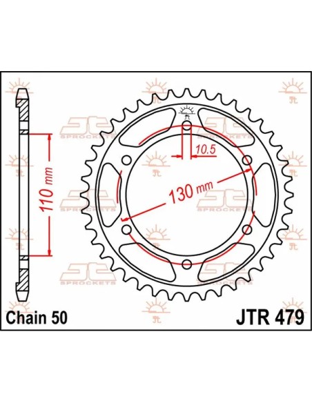 JT SPROCKETS Ritzel & Kettenräder - Detailansicht