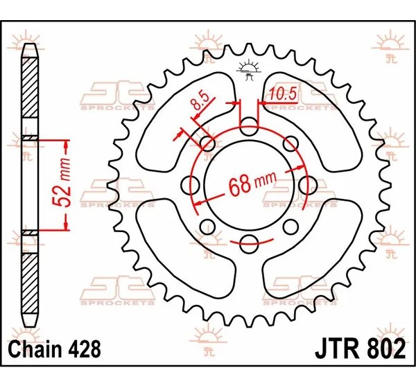 JT SPROCKETS Ritzel & Kettenräder - Detailansicht