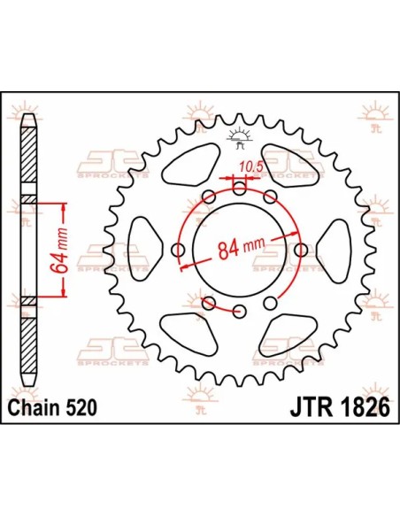 JT SPROCKETS Ritzel & Kettenräder - Detailansicht