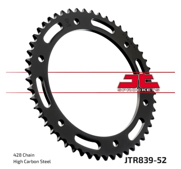 JT SPROCKETS Ritzel & Kettenräder für YAMAHA DT 125 R 1988-2002