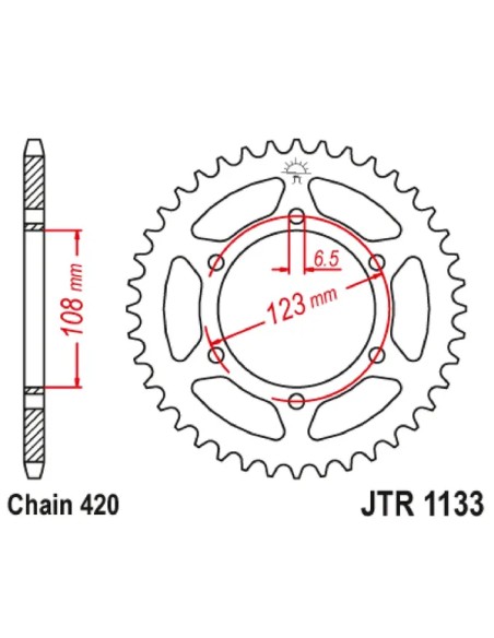 JT SPROCKETS Ritzel & Kettenräder - Detailansicht