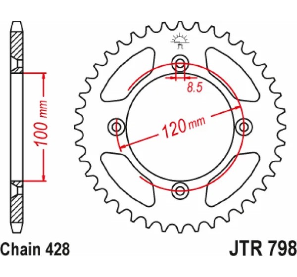 JT SPROCKETS Ritzel & Kettenräder - Detailansicht