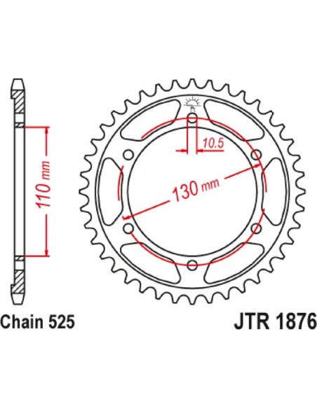 JT SPROCKETS Ritzel & Kettenräder - Detailansicht