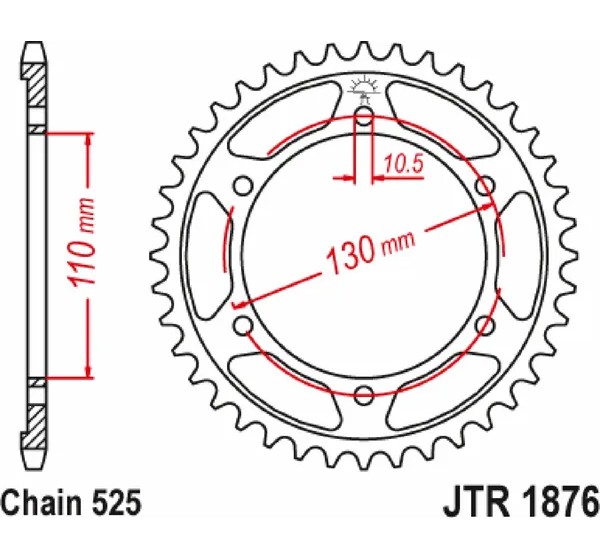 JT SPROCKETS Ritzel & Kettenräder - Detailansicht