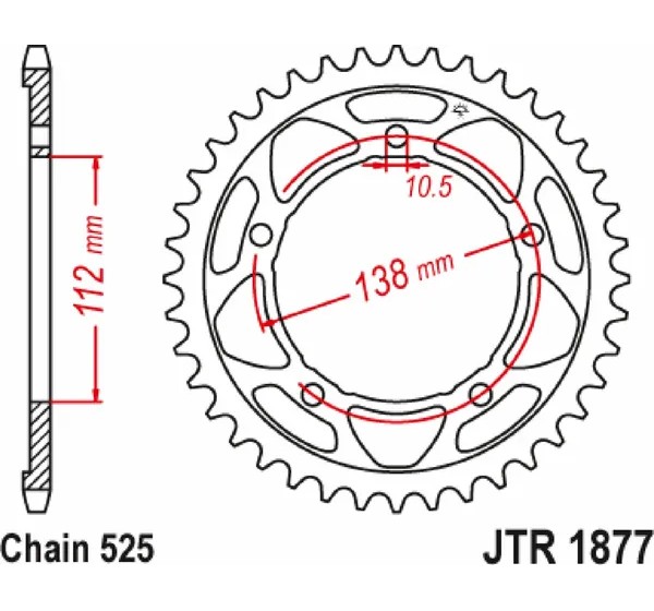 JT SPROCKETS Ritzel & Kettenräder - Detailansicht