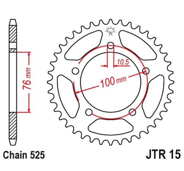 JT SPROCKETS Ritzel & Kettenräder - Detailansicht