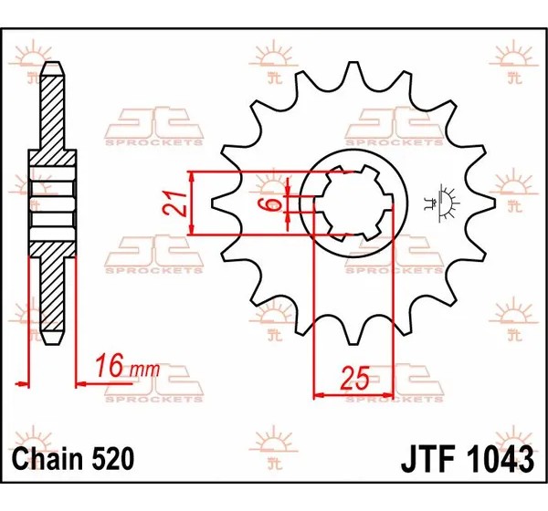 JT SPROCKETS Ritzel & Kettenräder - Detailansicht