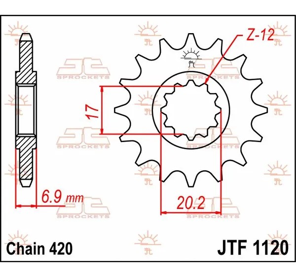 JT SPROCKETS Ritzel & Kettenräder - Detailansicht