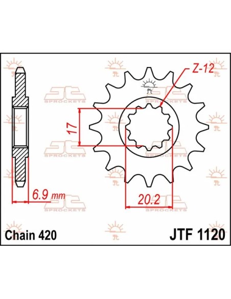 JT SPROCKETS Ritzel & Kettenräder - Detailansicht