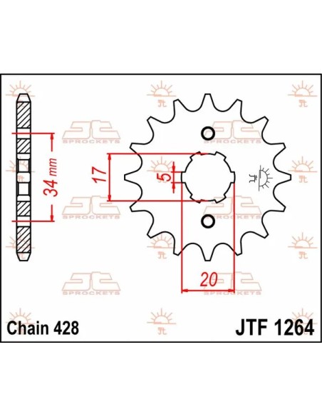 JT SPROCKETS Ritzel & Kettenräder - Detailansicht