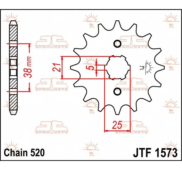 JT SPROCKETS Ritzel & Kettenräder - Detailansicht