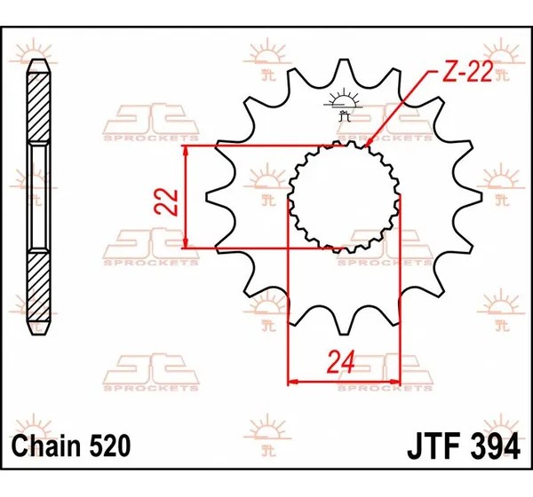 JT SPROCKETS Ritzel & Kettenräder - Detailansicht