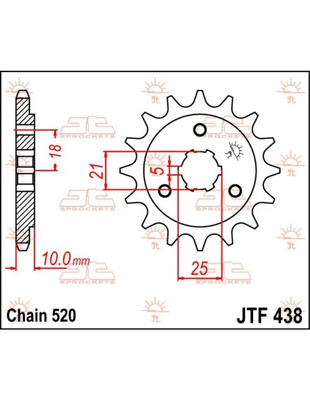 JT SPROCKETS Ritzel & Kettenräder - Detailansicht