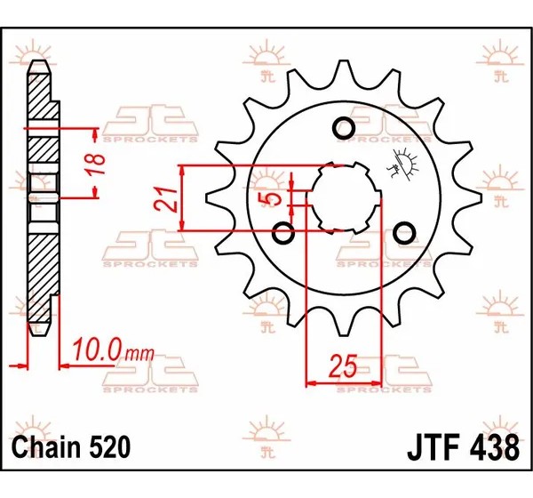 JT SPROCKETS Ritzel & Kettenräder - Detailansicht