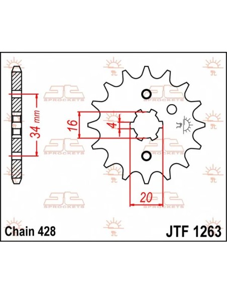 JT SPROCKETS Ritzel & Kettenräder - Detailansicht
