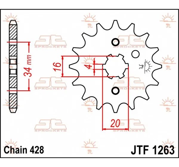 JT SPROCKETS Ritzel & Kettenräder - Detailansicht
