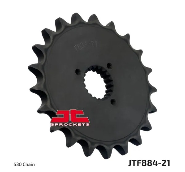 JT SPROCKETS Ritzel & Kettenräder für Harley Davidson XLH 883 1986-1990