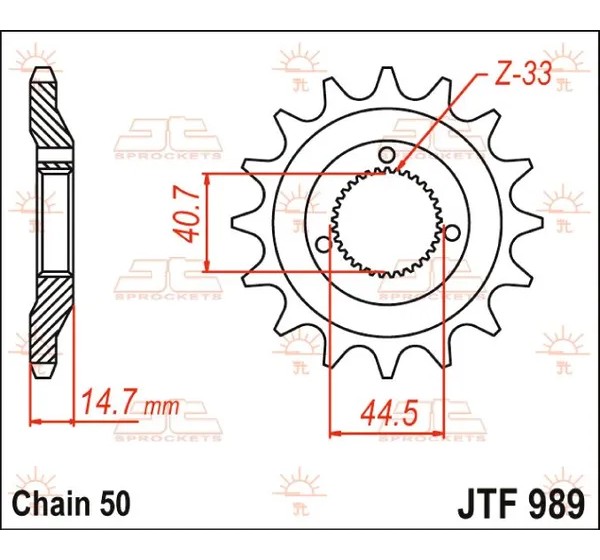 JT SPROCKETS Ritzel & Kettenräder - Detailansicht