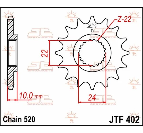 JT SPROCKETS Ritzel & Kettenräder - Detailansicht