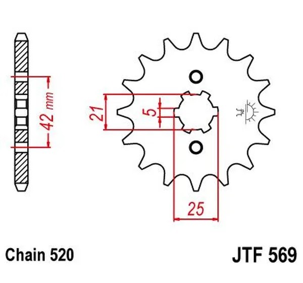 JT SPROCKETS Ritzel & Kettenräder - Detailansicht