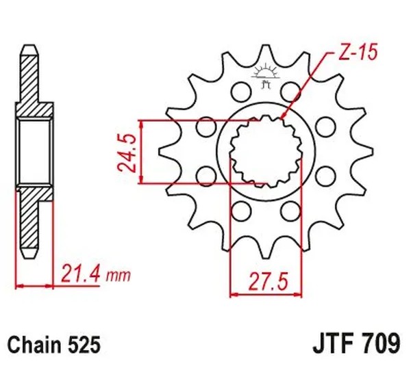JT SPROCKETS Ritzel & Kettenräder - Detailansicht